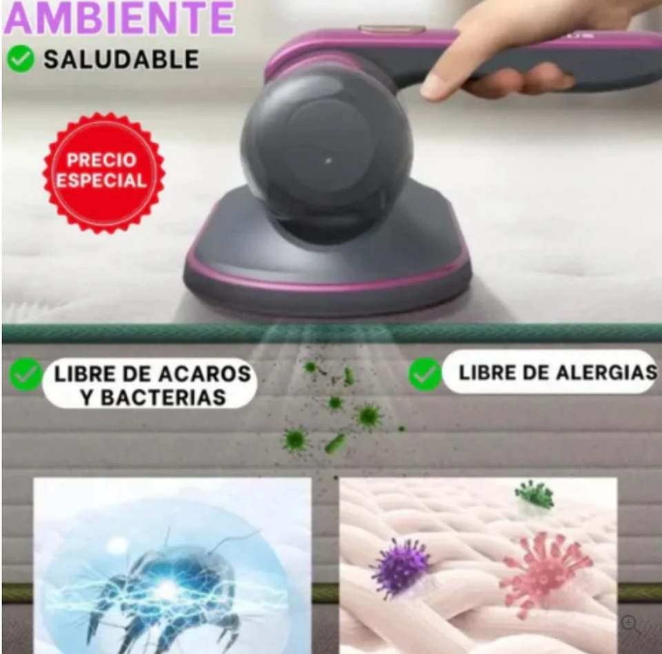 Aspirador Eliminador de ÁCAROS con SISTEMA UV 🦠🚫